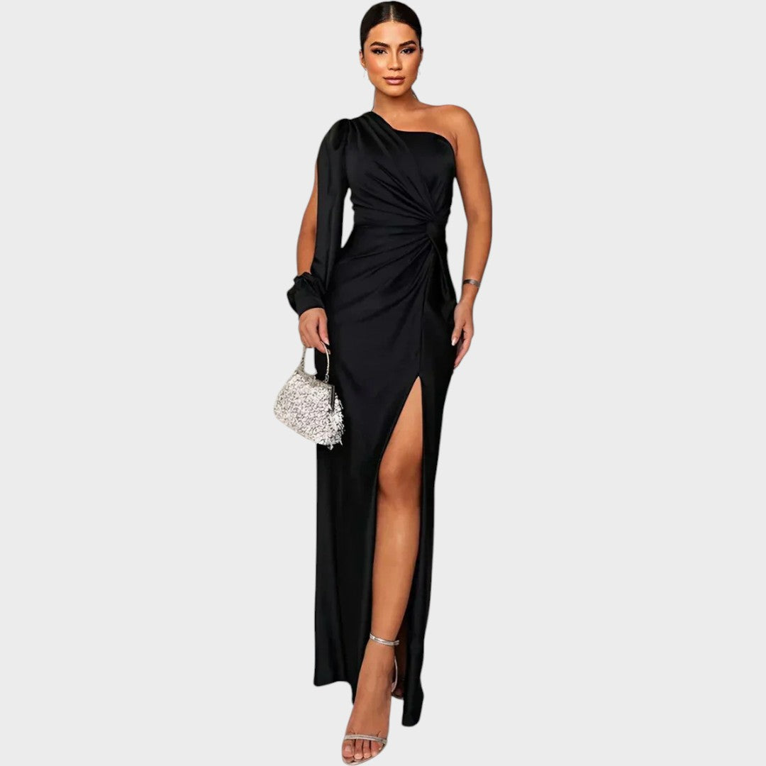 Rasa – Rochie lungă elegantă cu un umăr