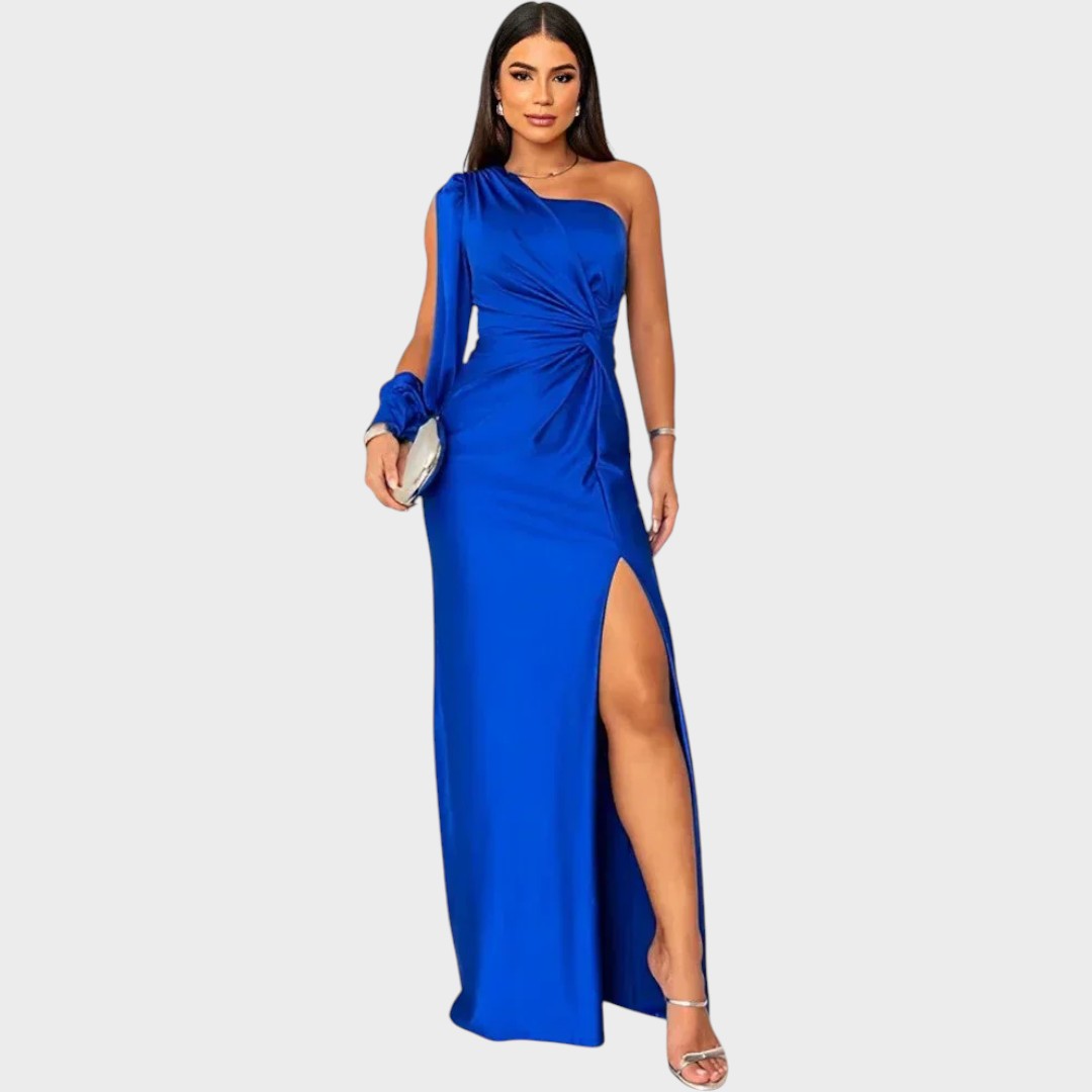 Rasa – Rochie lungă elegantă cu un umăr