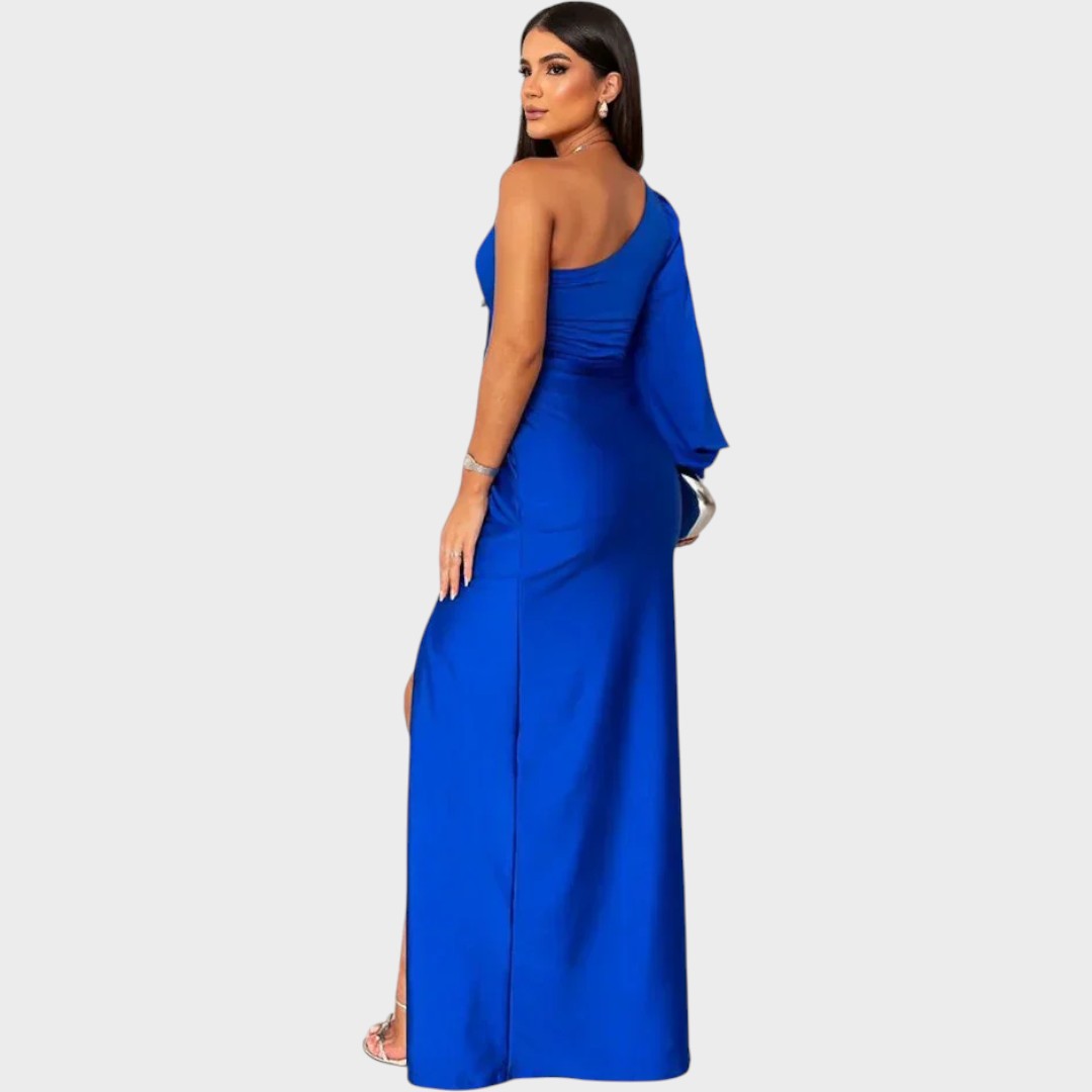 Rasa – Elegant Long Dress with One Shoulder