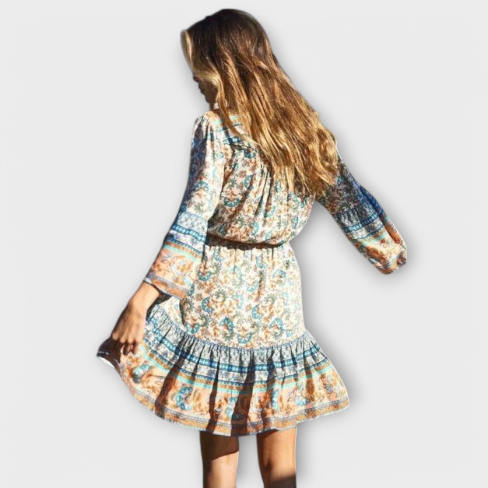 Gisela - Trumpa boho dress