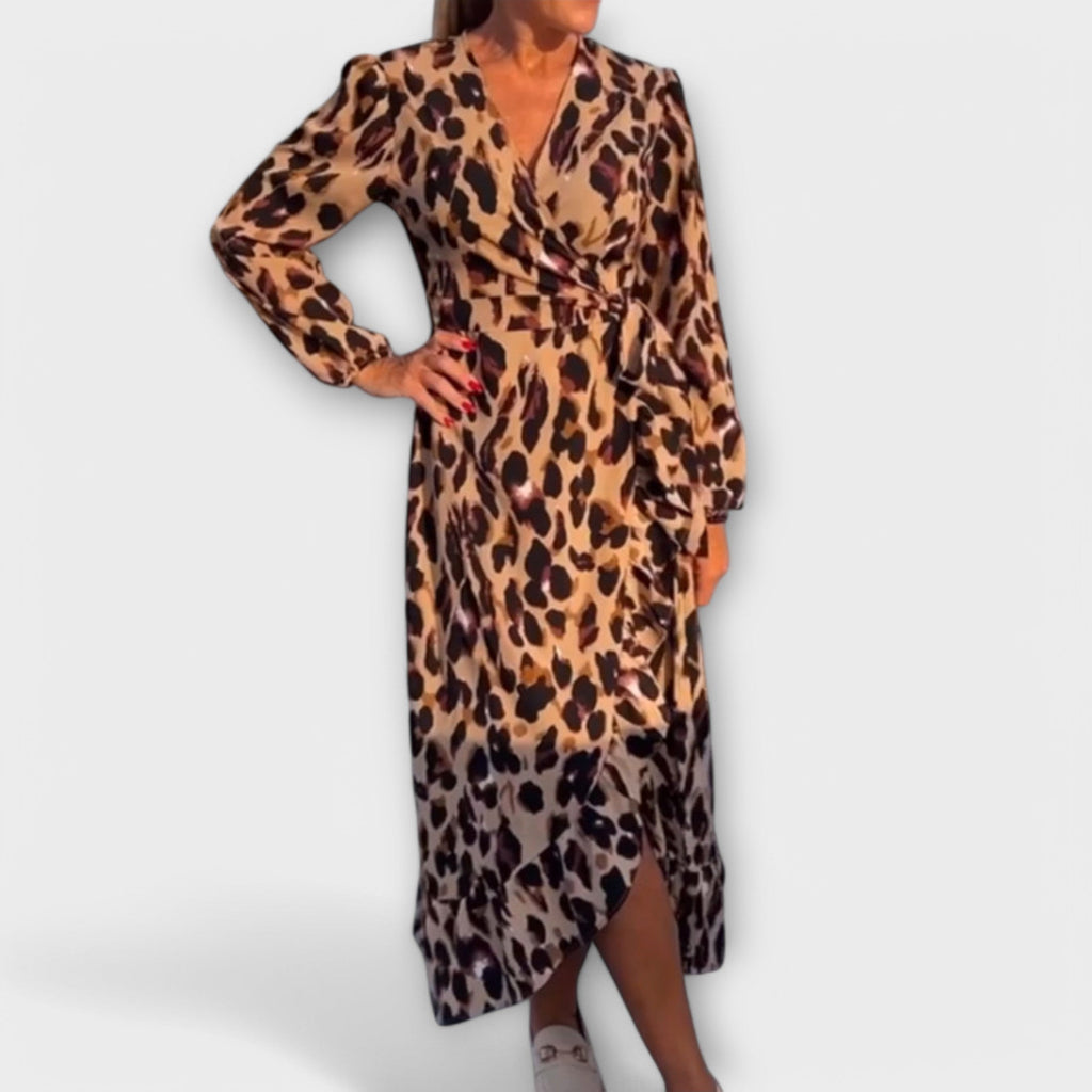 Emilia - Daily Dress with Leopard Print