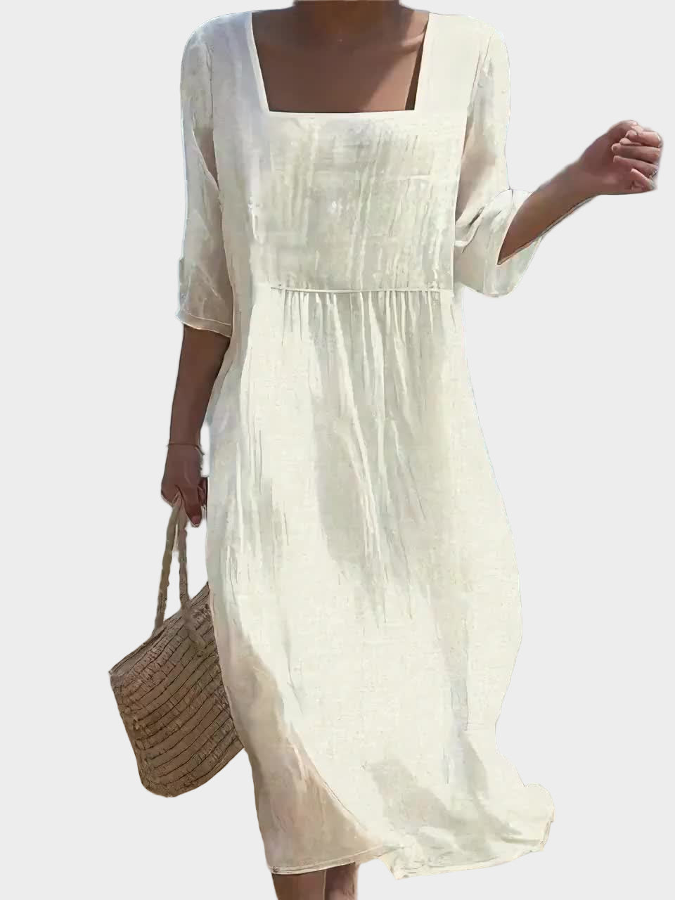 Unofficial Linen Dress with Natural Comfort and Distinct Simplicity