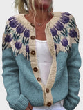 Crochet Vest with Floral Pattern