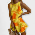 Orvienne – Mini Dress with Crab Pattern