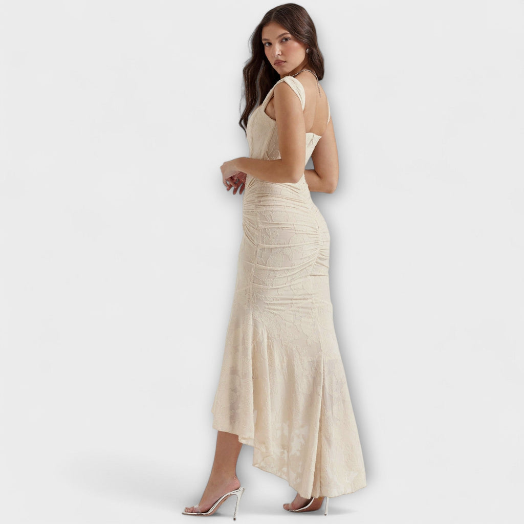 Long Dress with Elegant and Unique Corset