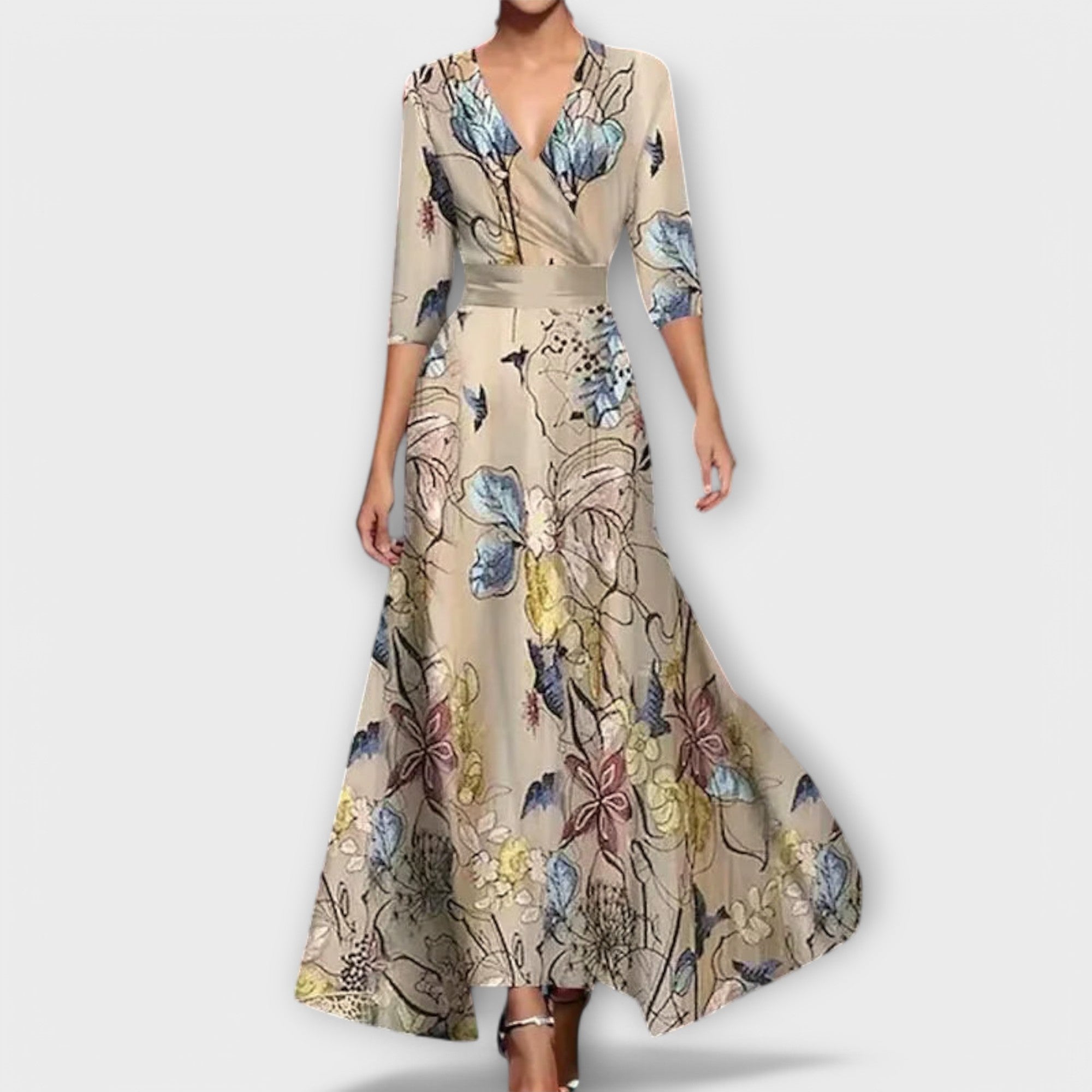 Inês - Elegant Women's Dress with Sleeves