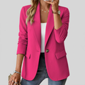 Paula -  Casual blazer with front pockets