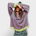 Merga - Striped Oversize Sweater