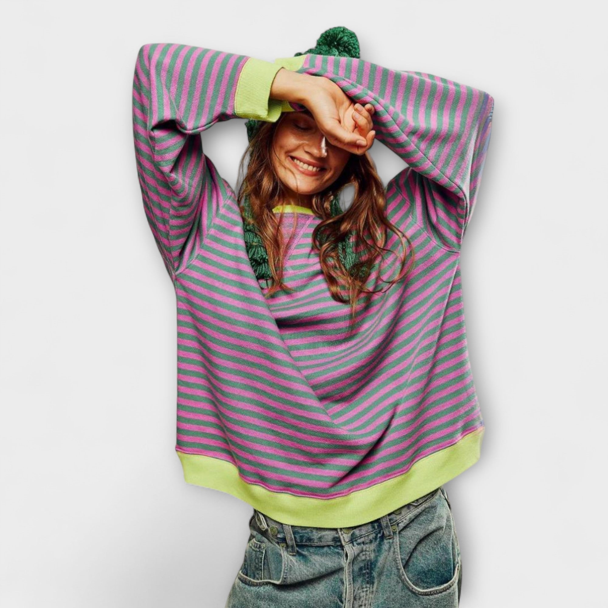 Merga - Striped Oversize Sweater