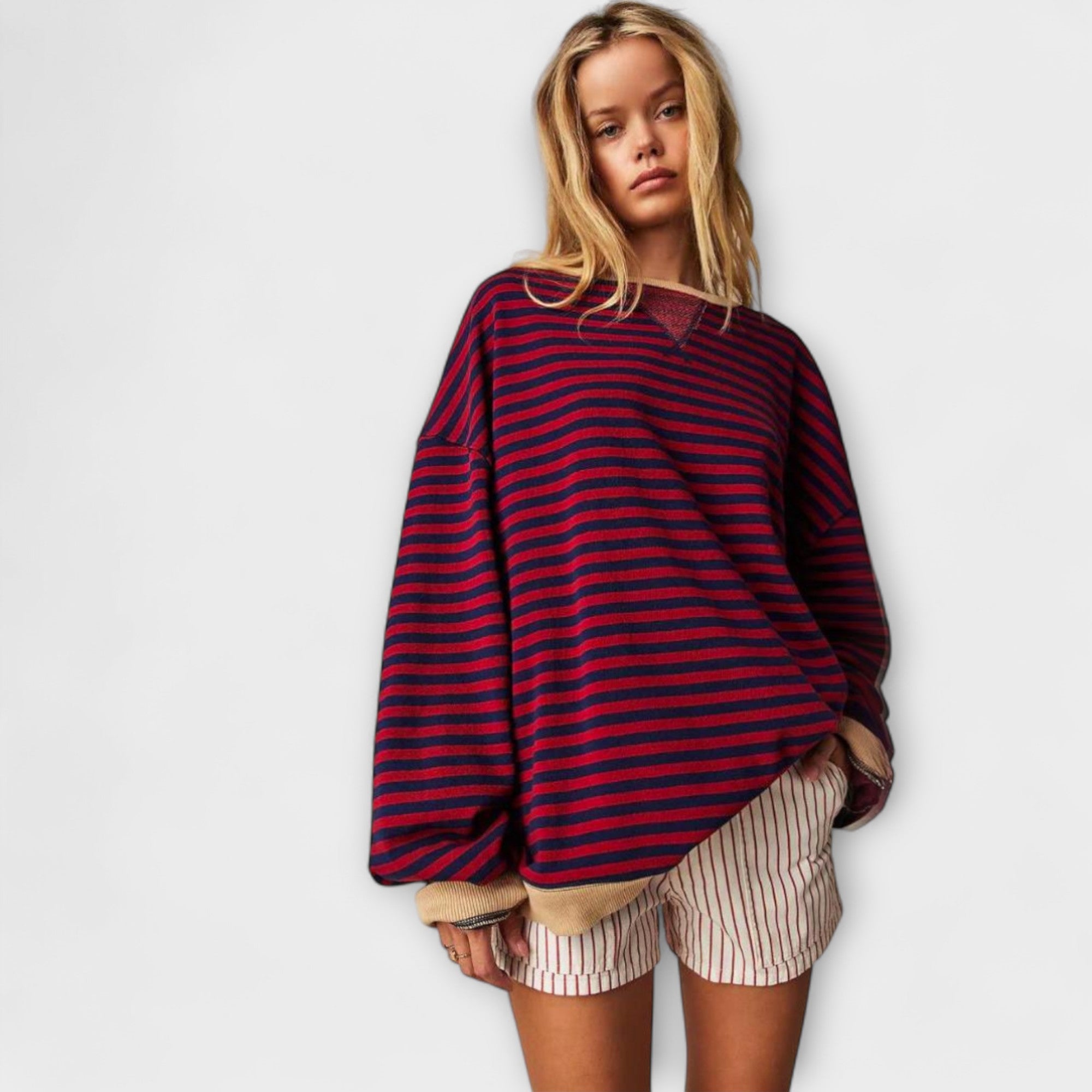 Merga - Striped Oversize Sweater
