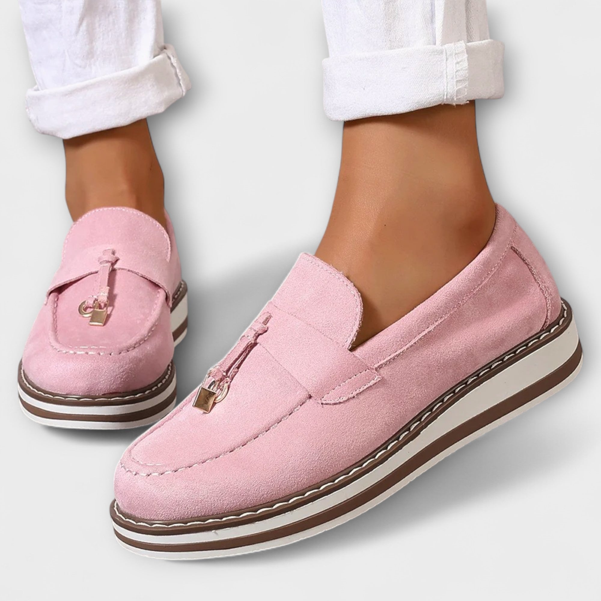 Ines - Everyday Moccasins with Round Toe