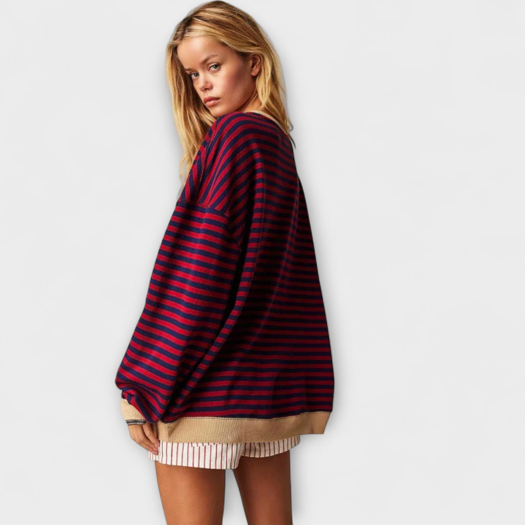 Merga - Striped Oversize Sweater