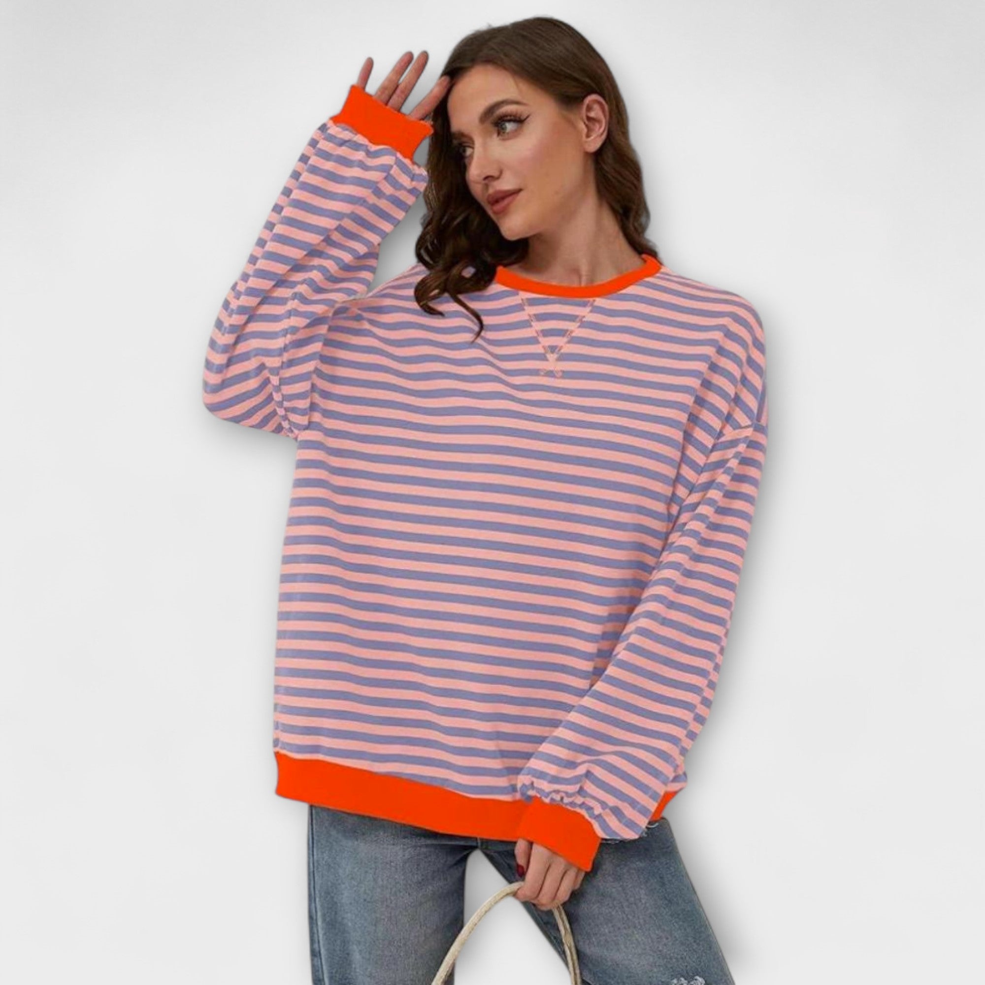 Merga - Striped Oversize Sweater
