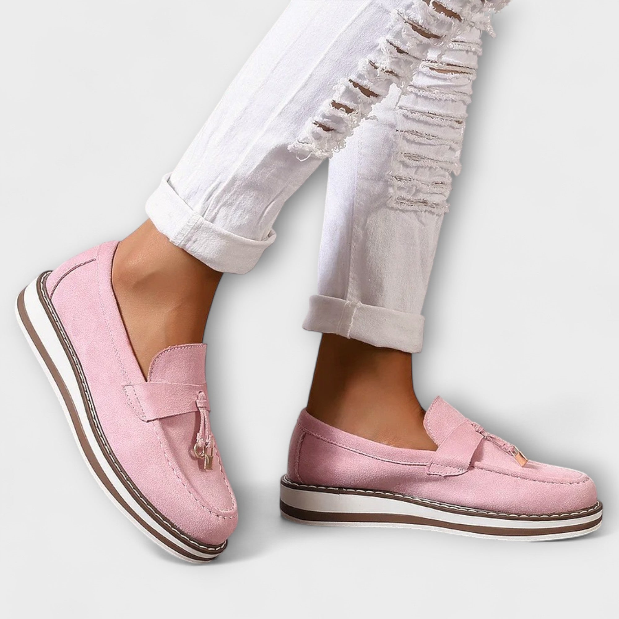 Ines - Everyday Moccasins with Round Toe