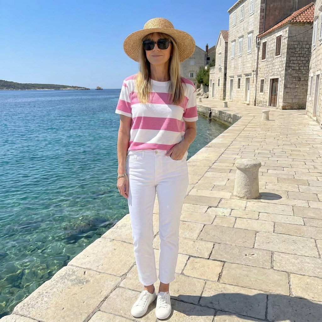 Poppy | Classic Breton Stripe Tee