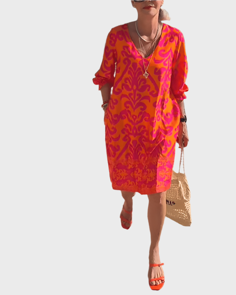 Midi Flower Dress