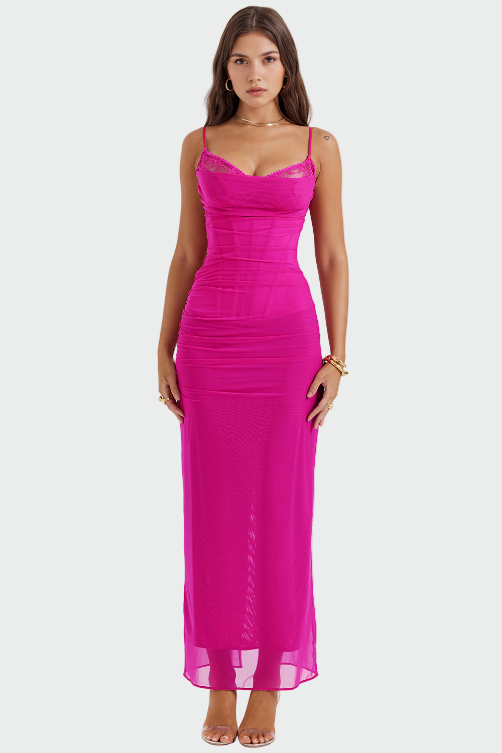 Aouri | Tulle Draped Dress