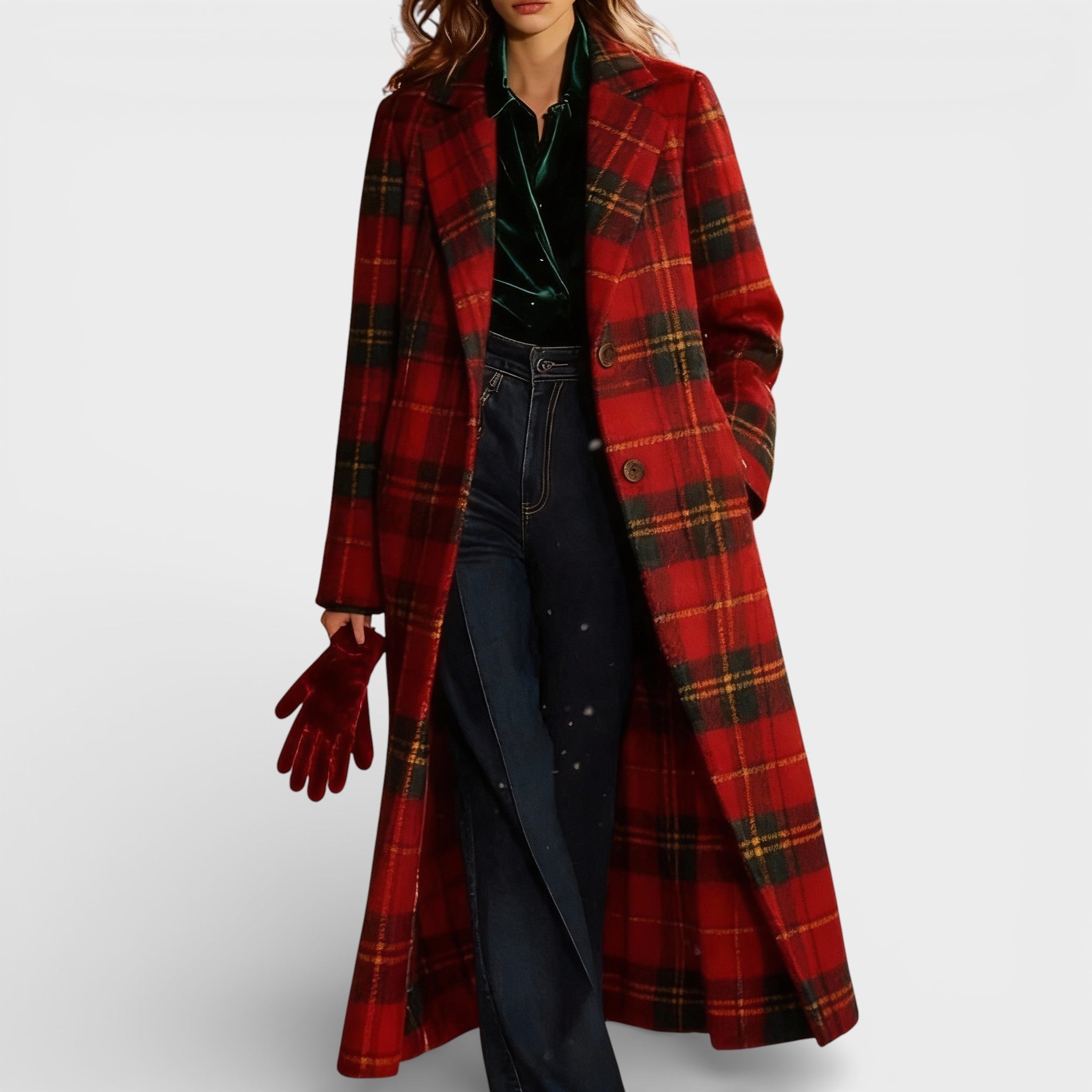 Benita™ | Classic Checkered Coat