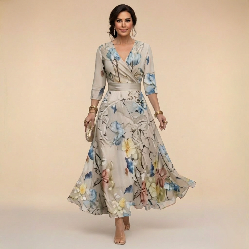 Lillian - Rochie Maxi Amplă Tip Petrecută