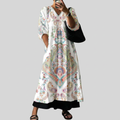 Elegant Paisley Printed Dress Maya