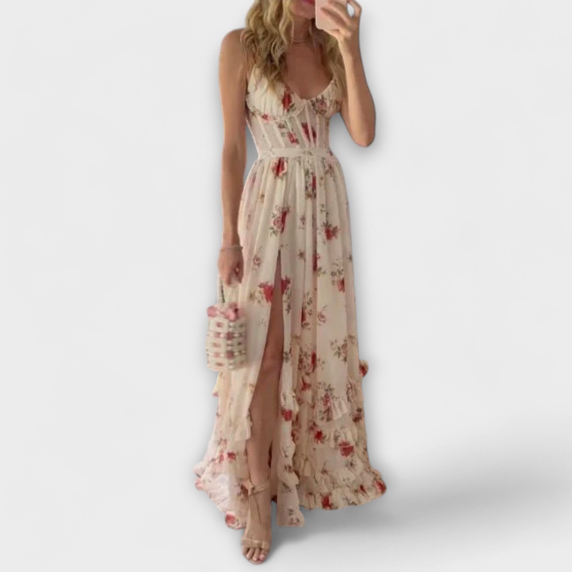 Joana - Dress with Floral Pattern