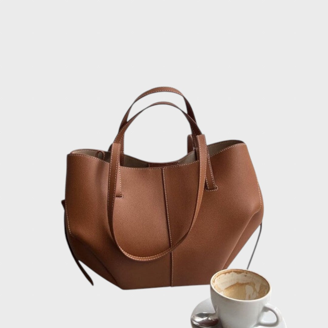 Happiness | Women's Leather Tote Bag