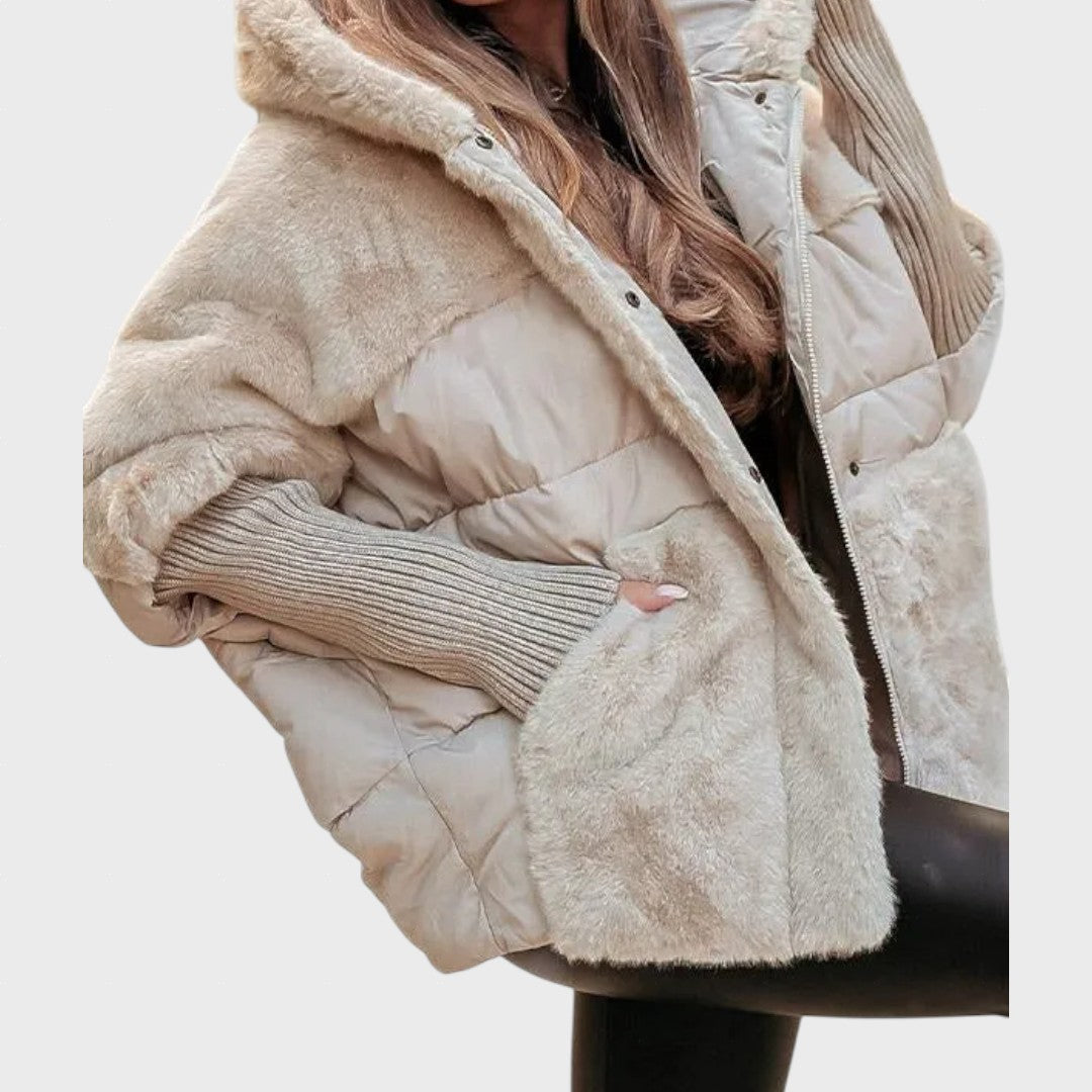 Vygailė | Women's Bomber Style Jacket with Hood