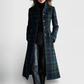 Miranda™ | Elegant timeless checkered coat