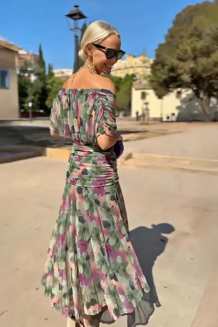 Lilly – Flowing Midi Dress