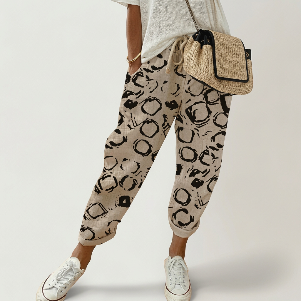 Ava™ - Pantaloni Confortabili din Bumbac și In