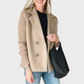 Warmth | Elegant Blazer with Knitted Sleeves