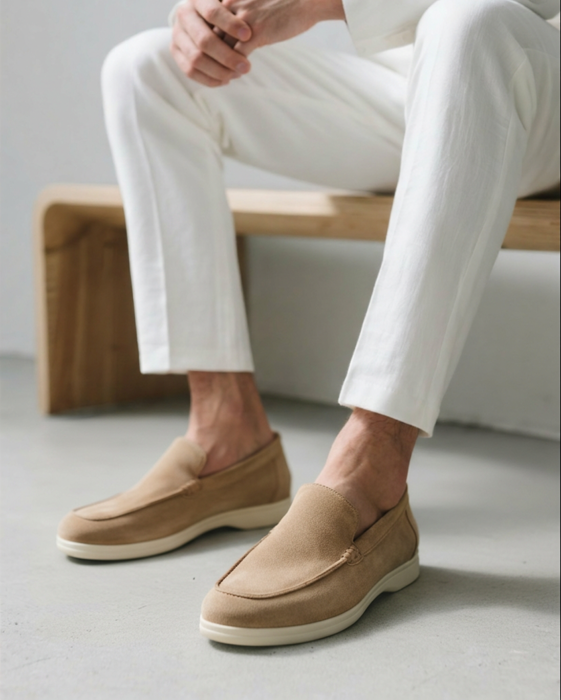 Victor - Old Money Suede Loafers