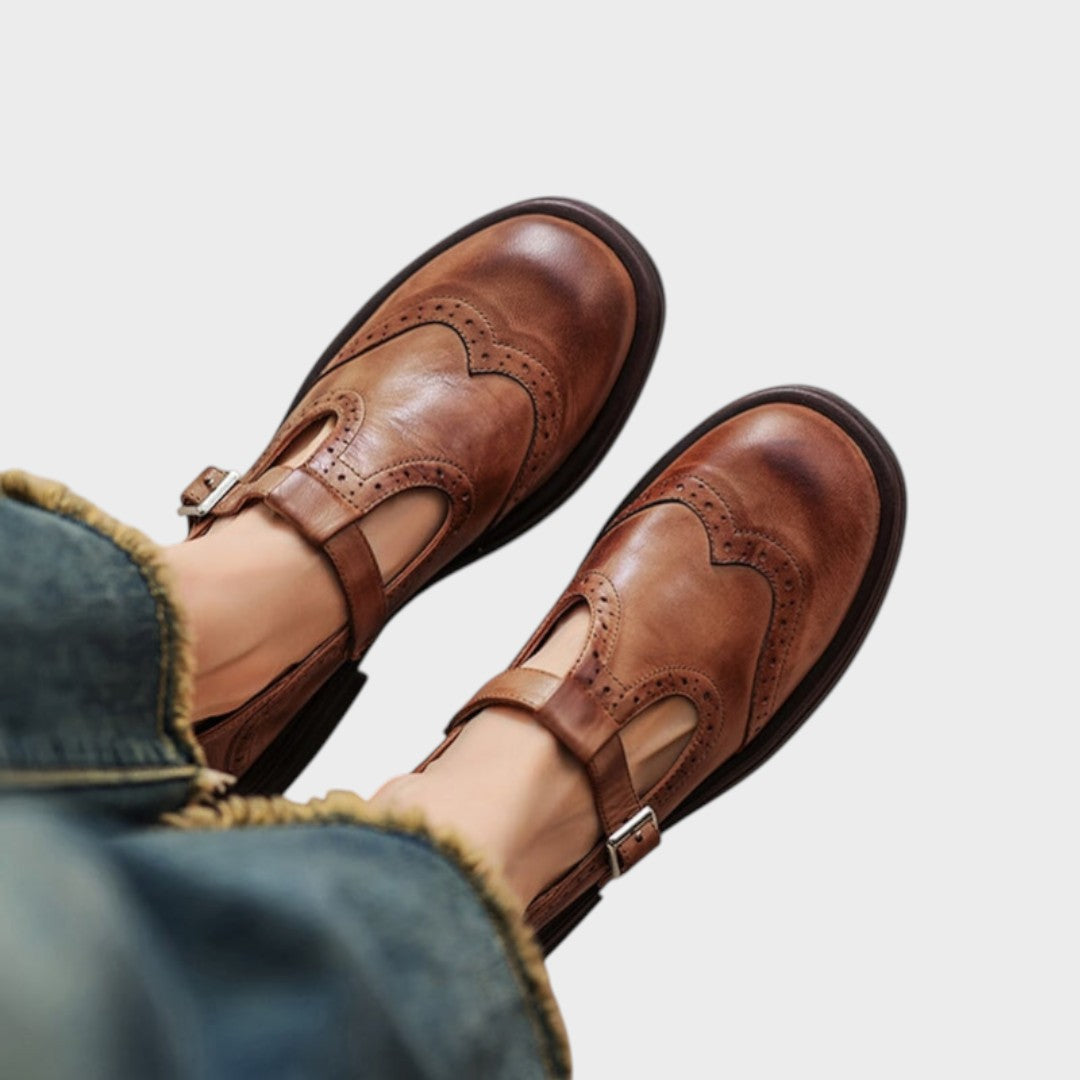 Agnija - Elegant Leather Shoes