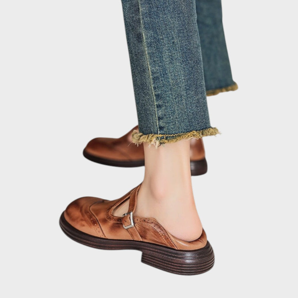 Agnija - Elegant Leather Shoes