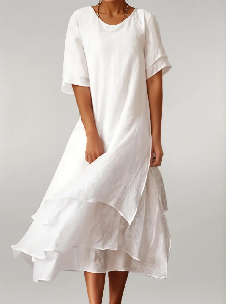Maxi Dress with Elegant Ruffles