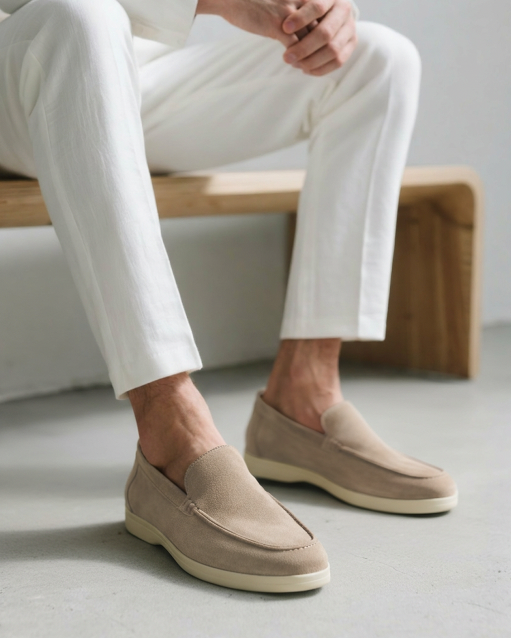 Victor - Old Money Suede Loafers