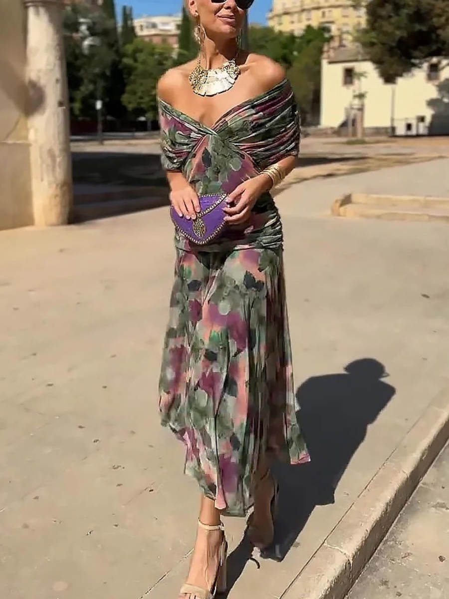Lilly – Flowing Midi Dress