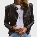Neringa | Elegant Leather Jacket