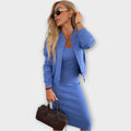 2-piece set with dress and blazer