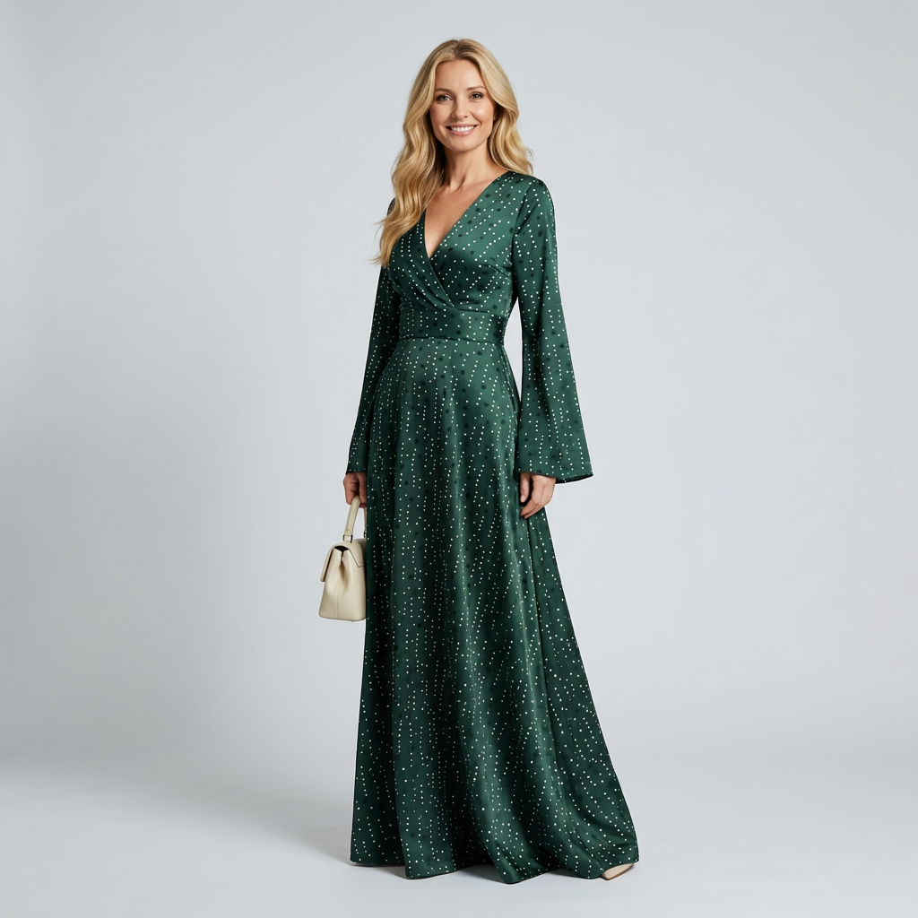 Susana - Long Dress with Dots