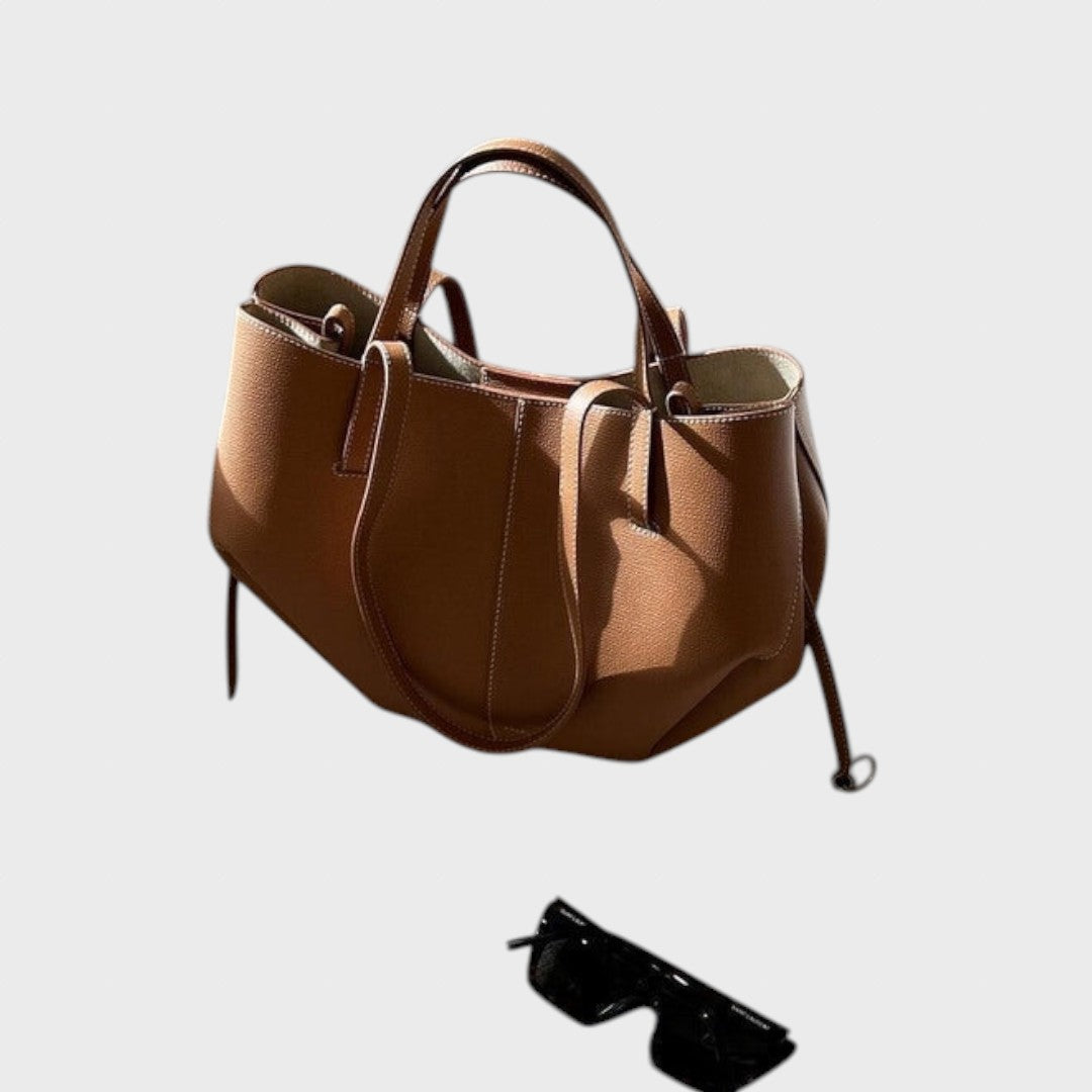 Happiness | Women's Leather Tote Bag