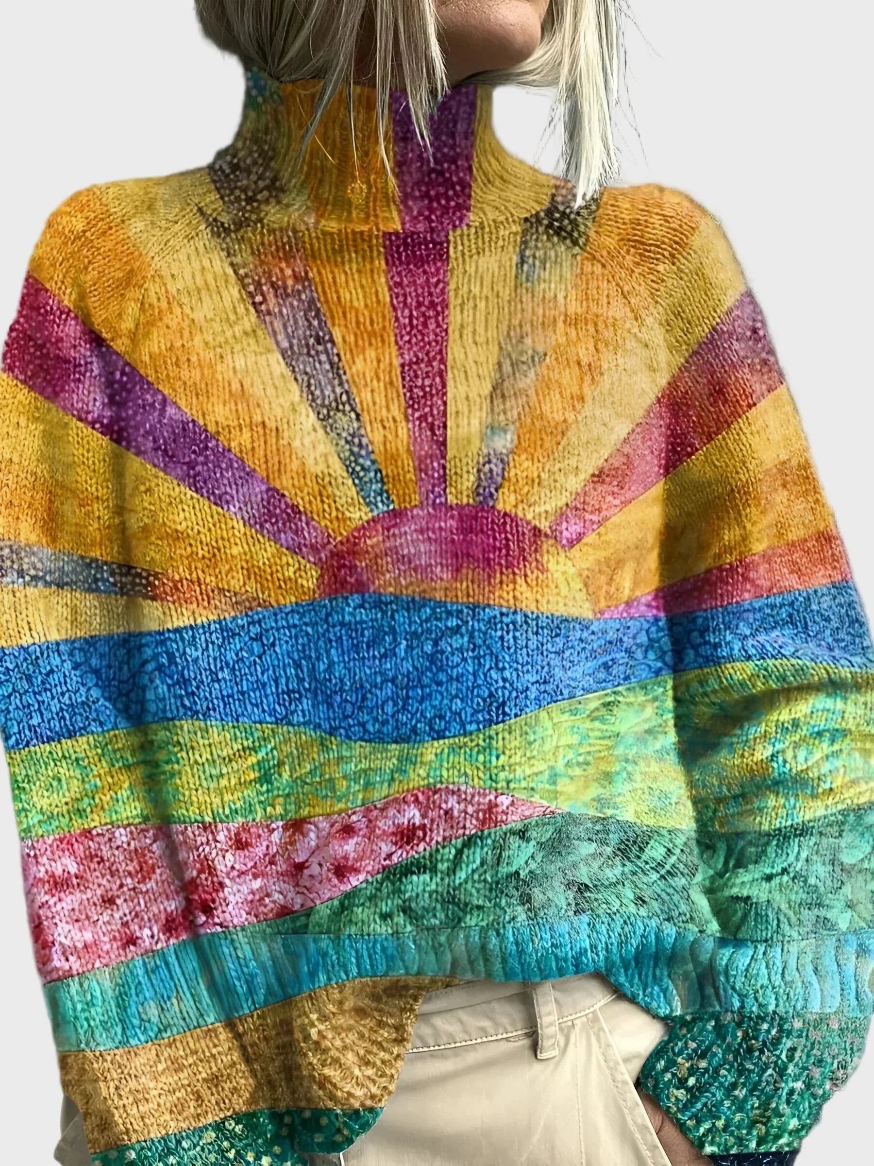 Jachetă țesută cu design exclusiv