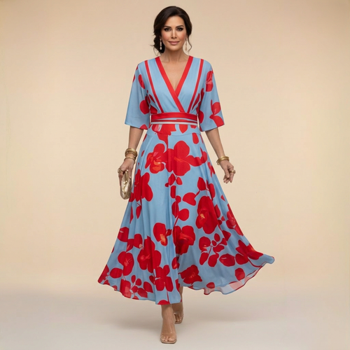 Aimee - Rochie lungă elegantă