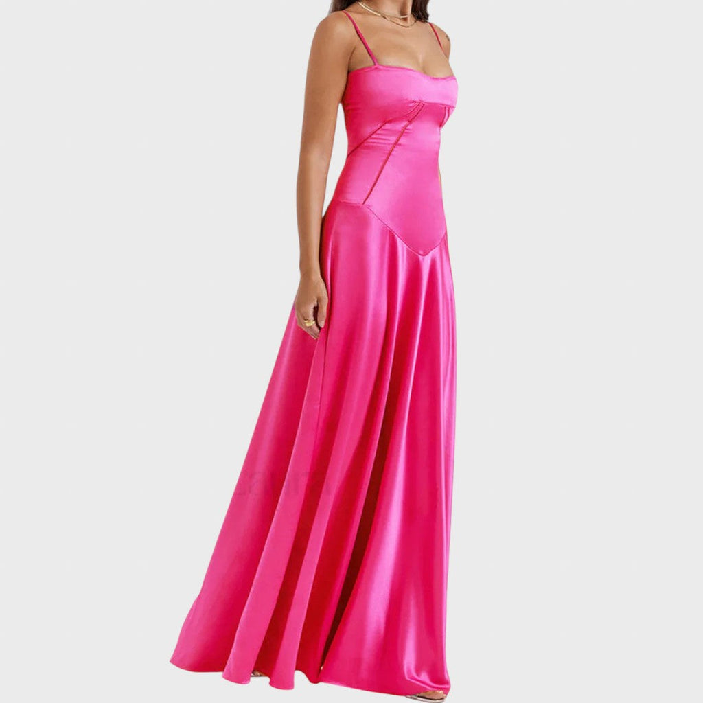 Petronėlė | Black Lace Charming Long Dress
