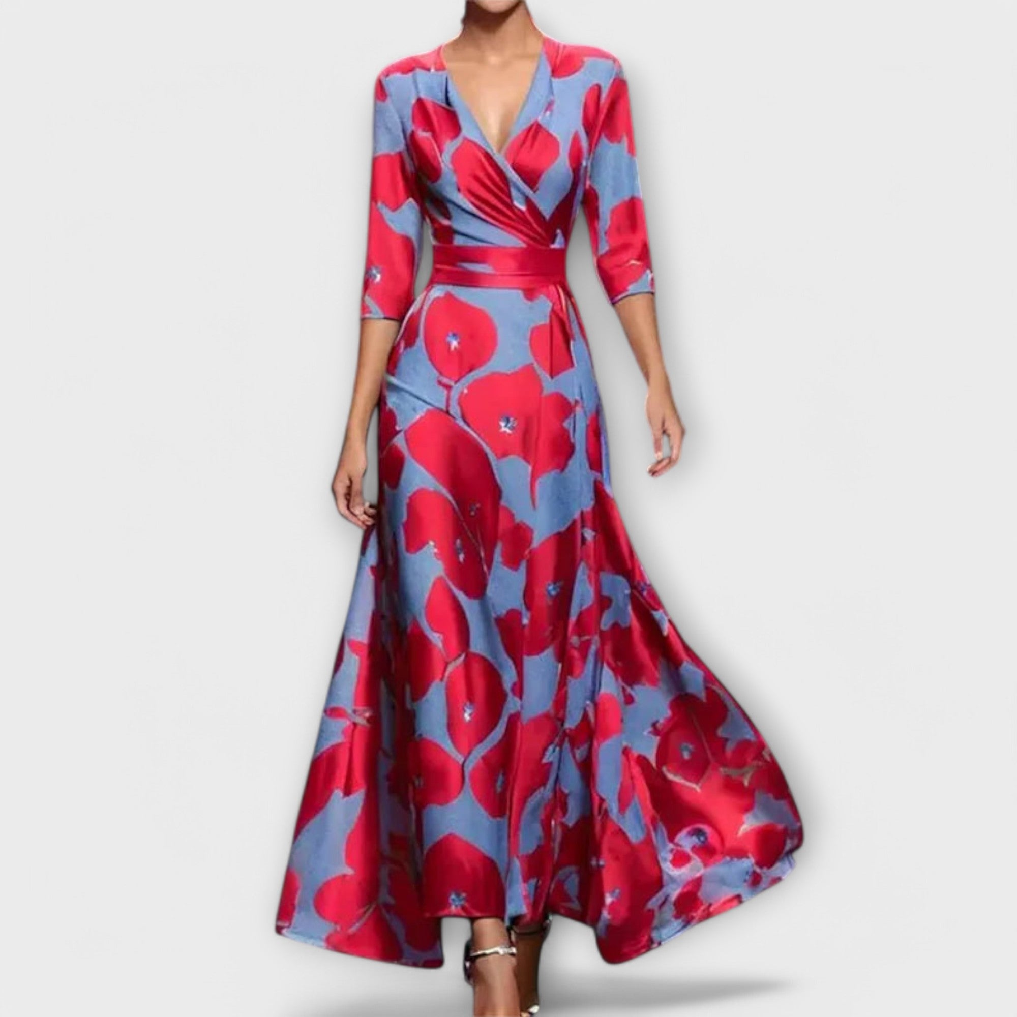 Inês - Elegant Women's Dress with Sleeves