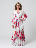 Lillian | Floral Long-Sleeved Maxi Dress