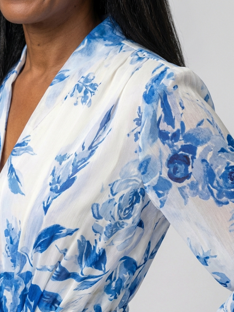 Lillian | Floral Long-Sleeved Maxi Dress