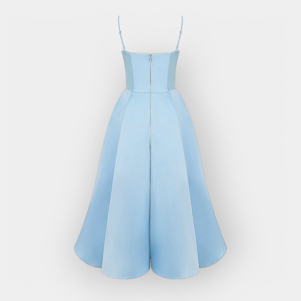 Stylish Midi Dress with Elegant Line