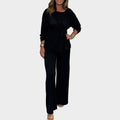 Women's Soft 2-Piece Set with Long Sleeves and Comfortable Fit