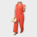 Jumpsuit with Waist Tie